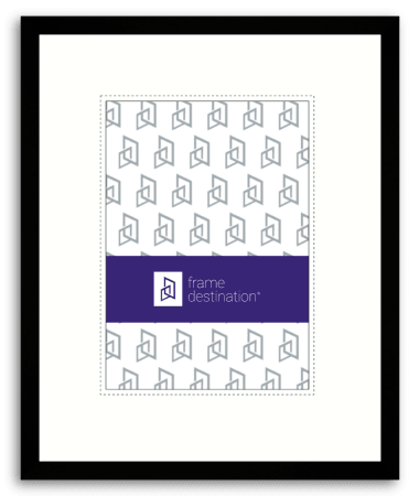 Tall Slim Archival Black Metal Frame with UV-Filter P117