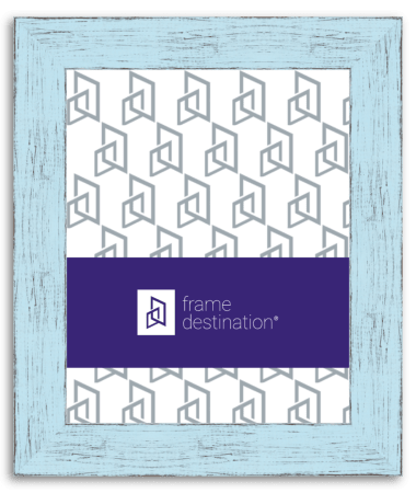 Sky Blue Wood Frame P792