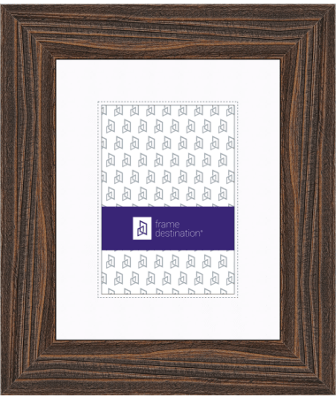 Rustic Picture Frame With Weathered Barnwood Charm and Mat P549