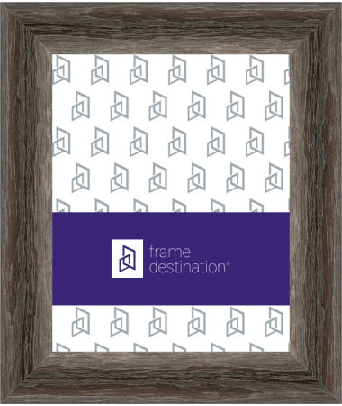 Farmhouse Picture Frame With Weathered Wood Grain P543