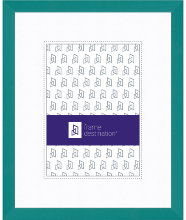 Art Deco Picture Frames in Colorful Finishes for Retro Style with Mat P235