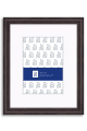 Antique Espresso Wood Frame with Mat P721