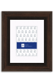 Matted Wood Frame With Espresso Finish P549