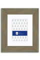 Matted Wood Frame With Barnwood Grey Finish P549