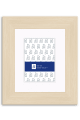 Matted Wood Frame With Off White Woodgrain Finish P549
