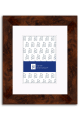 Hi-Gloss Walnut Burled Wood Frame With Mat P311
