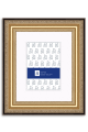 Ornate Gold Wood Picture Frame with Mat P200