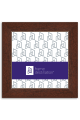 Recessed Edge Square Walnut Wood Frame P506B