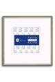 Nielsen 11 German Silver Metal Frame with Mat P11 - 4x4-Artwork / Frame-7x7