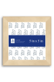 Metallic Matte Gold Wood Frame P728 - 5x5