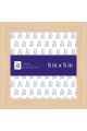 Square Picture Frames Gallery Style with Woodgrain Finish P547 - 5x5