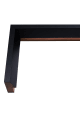 Modern Picture Frame with Steep Angle Profile and Mat P435A Inside Image