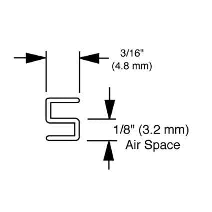 Air Gap of Frame Spacer