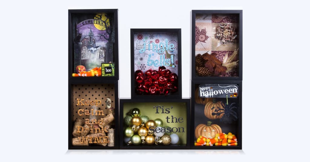 Holiday Shadow Boxes