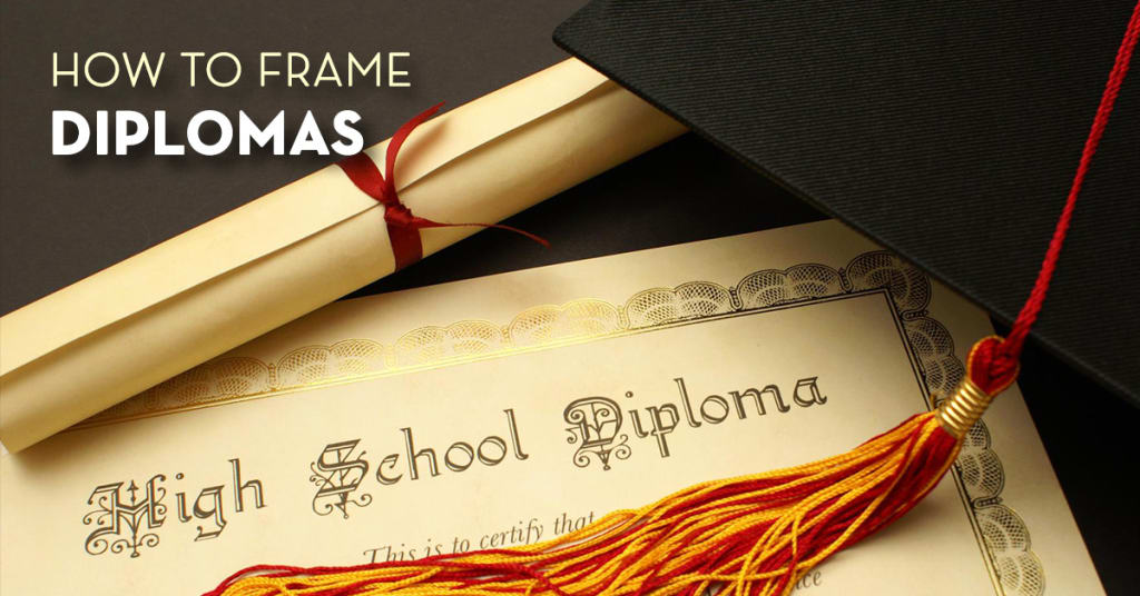 How to Frame a Diploma