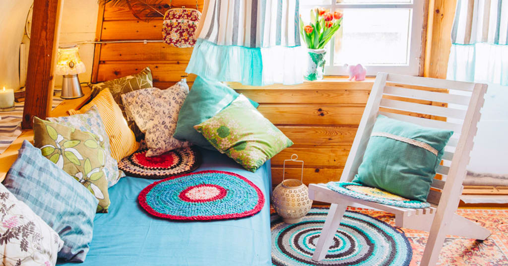 24 Rustic Boho Style Home Decor Ideas and Bohemian Items, Home