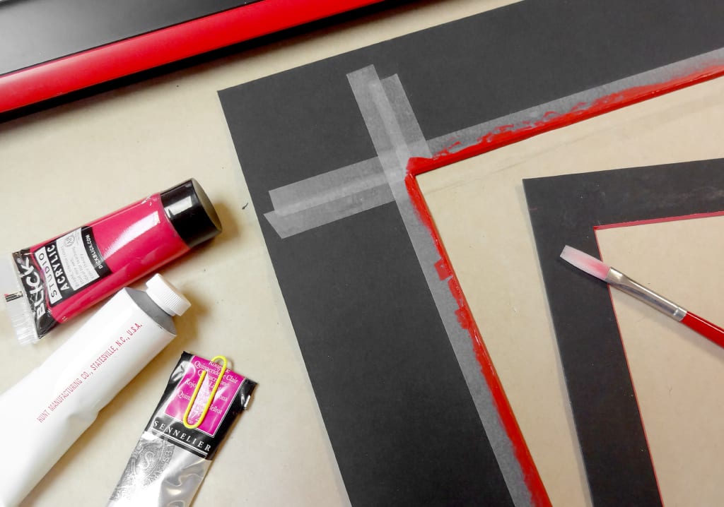 Can You Use Acrylic Paint On Mat Board?
