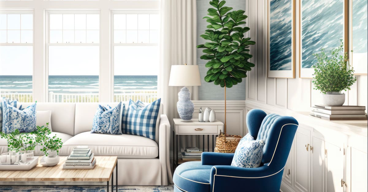 Decorating with Branches Coastal Style