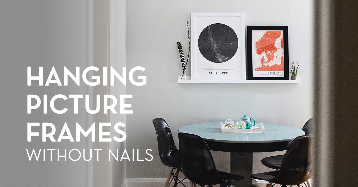 How to Hang a Picture Without Nails