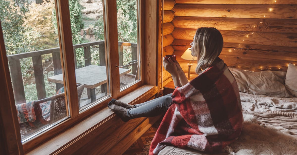 bedroom lodge decor