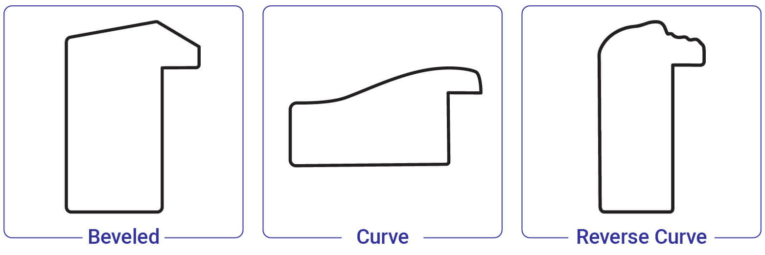 Common Picture Frame Profiles