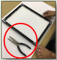 How to Remove and Replace Spring Clips in your Metal Picture Frame
