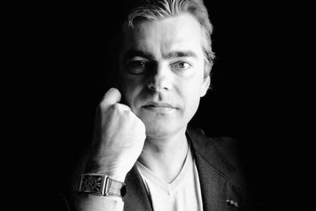 Photograph of Franck Muller wearing a watch