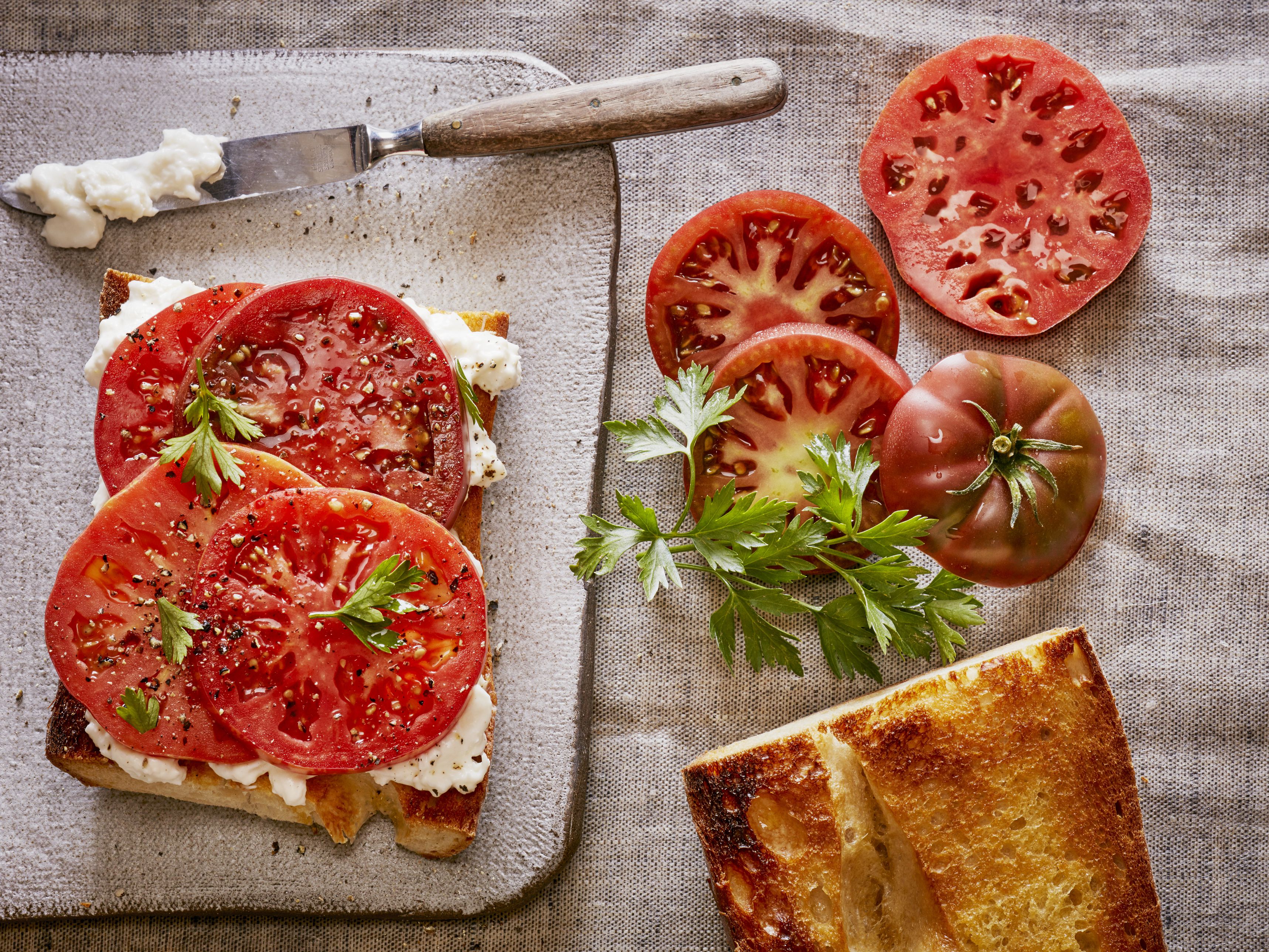 Sandwich au tomates gaspésien