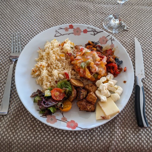 Poulet grillé à la bruschetta