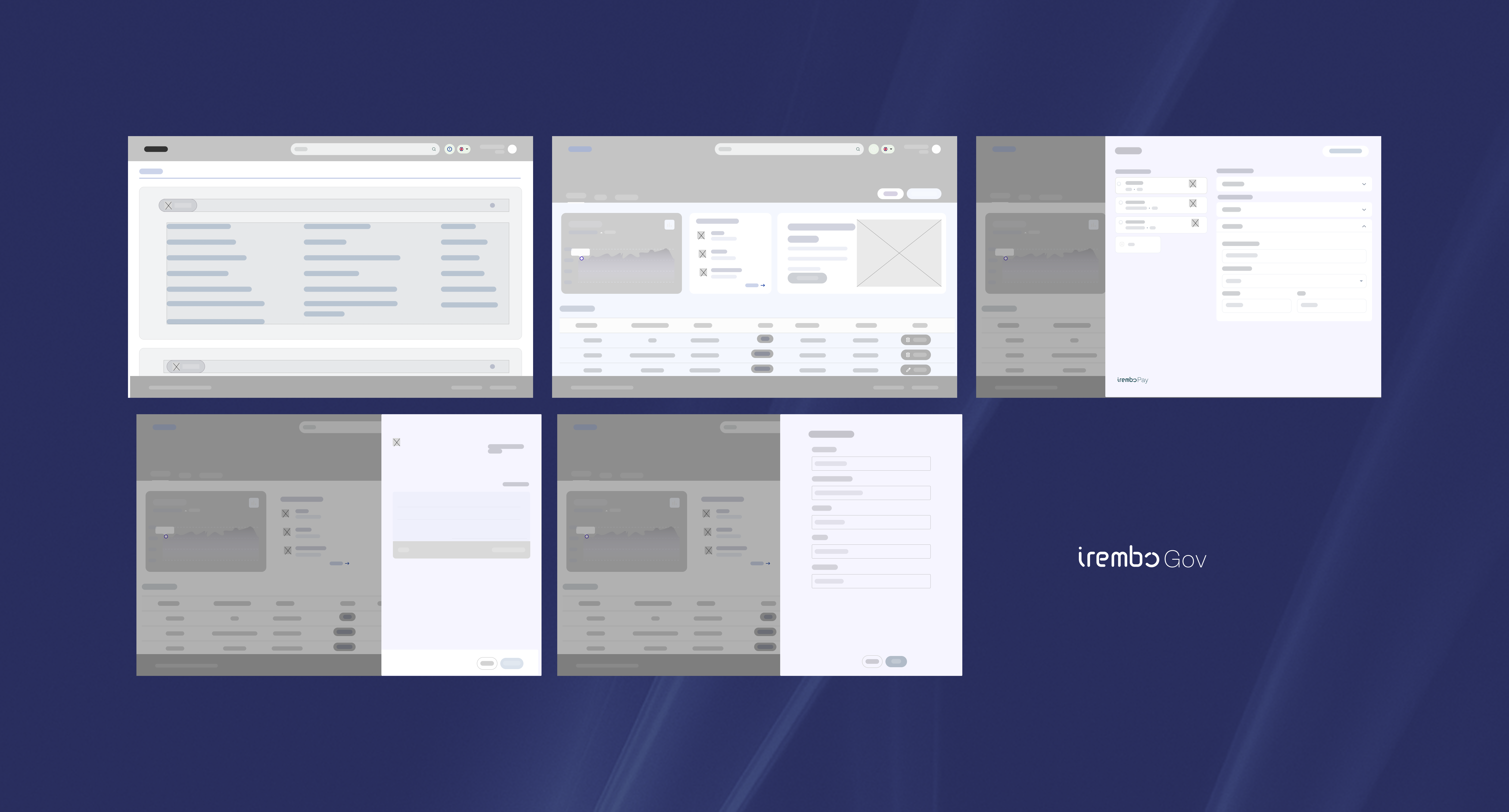 Irembo Invoicing Design Sketches and Wireframes