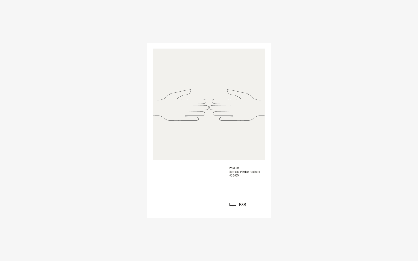 Cover Page of the englisch FSB Price Book 2025