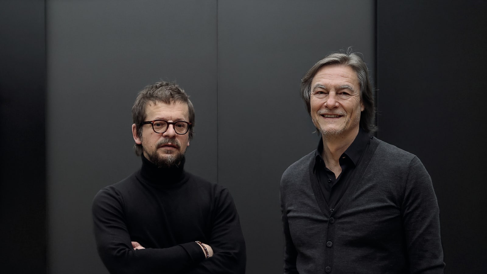 Portrait of the designers Markus Michalski (left) and Michael Schmidt (right).