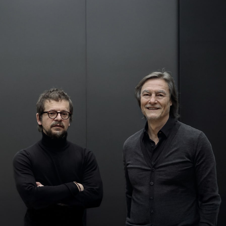 Porträt der Designer Markus Michalski (links) und Michael Schmidt (rechts).