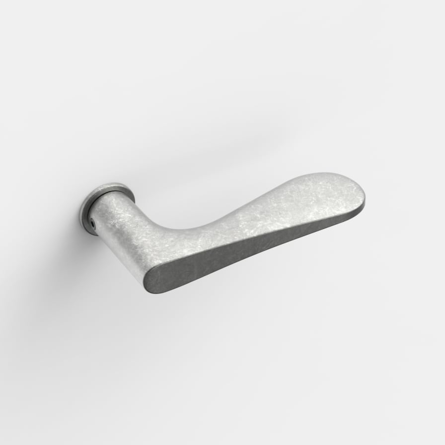 The Door Handle Model FSB 1144 by Jasper Morrison in Aluminum Pure.