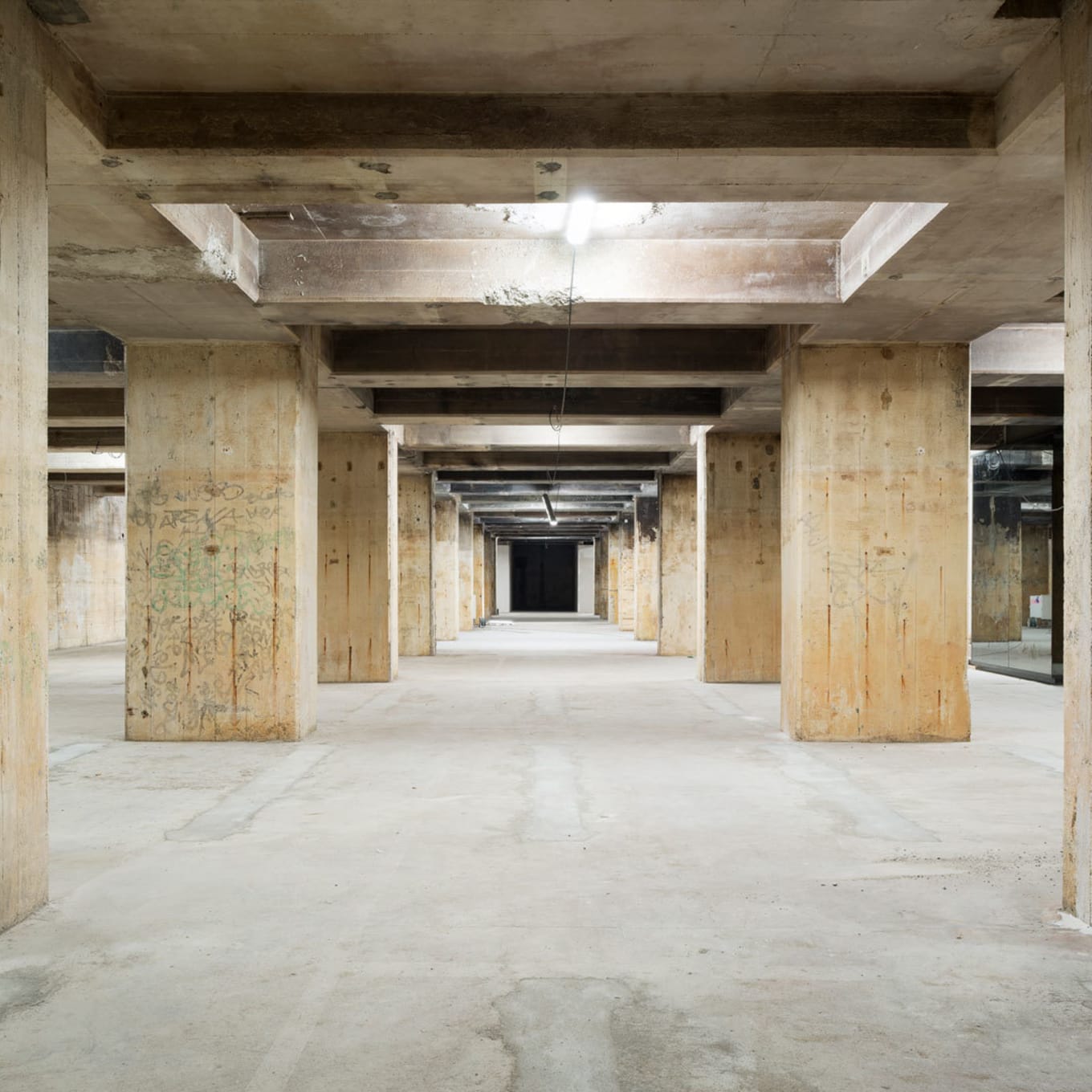 Photo of the basement level of the Feuerle Collection in Berlin.