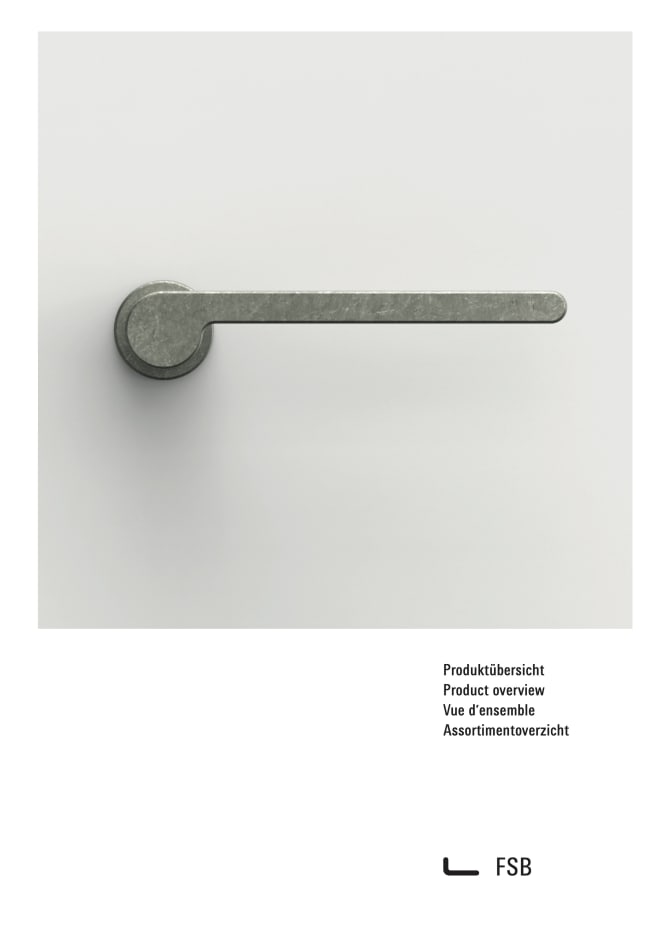 Cover der FSB Produktübersicht 2025