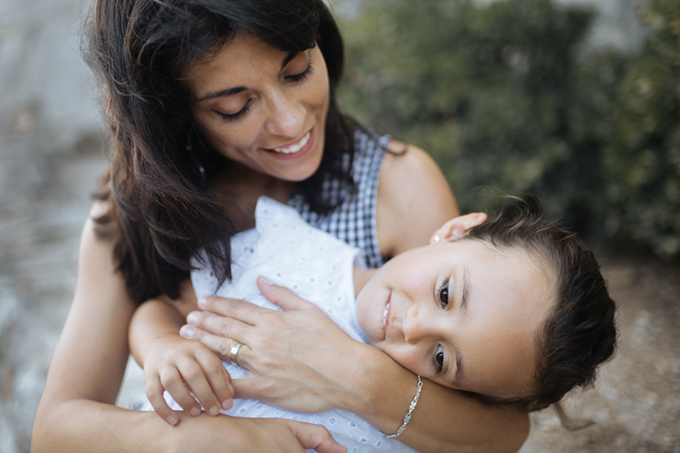 Fotografía de familias en Madrid