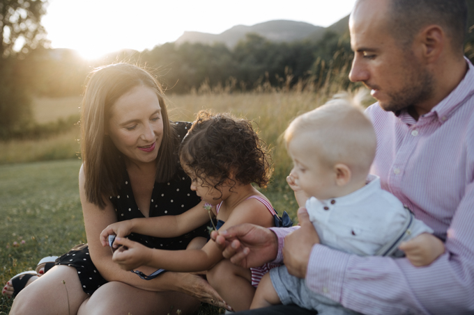 Fotografía de familias en Madrid