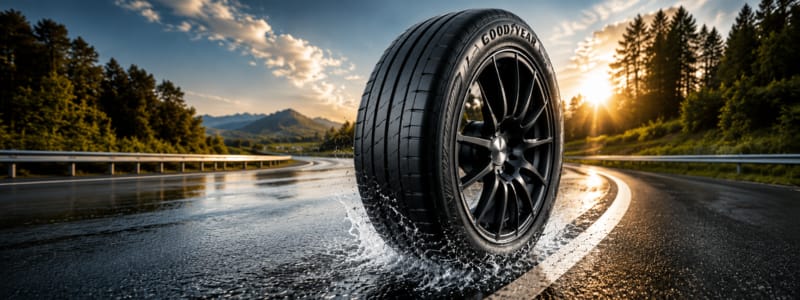 Quais são os pneus de alta aderência da Goodyear?