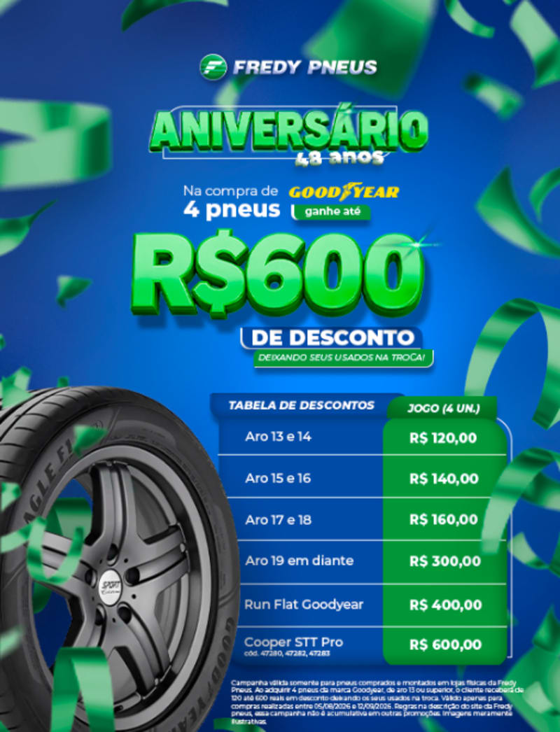 Aniversário Fredy Pneus
