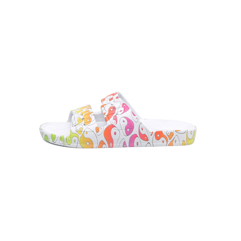 Freedom moses white sandals hot sale