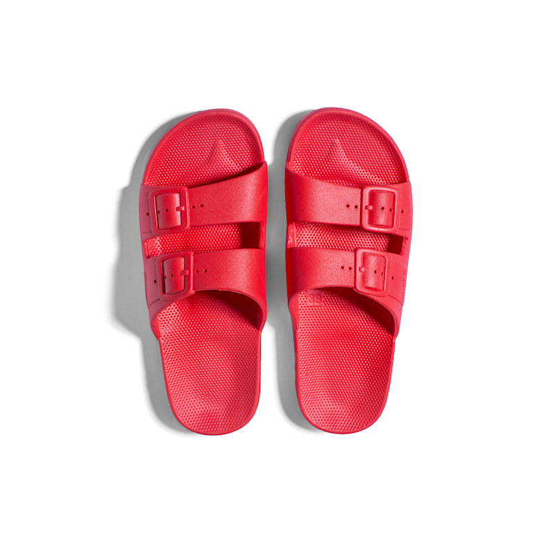 Red slide shoes cheap