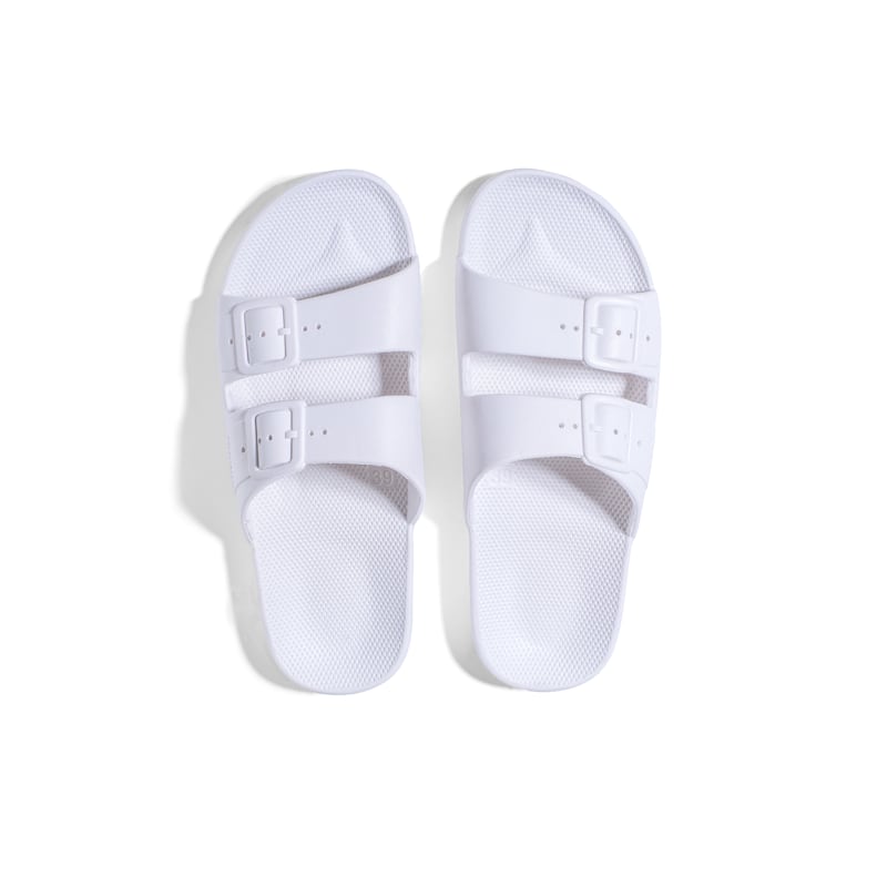 White slide on shoes hotsell
