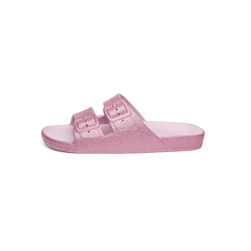 Glitter slides pink deals