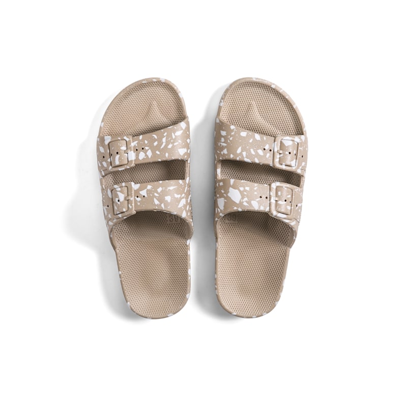Buy shoes online WHITE TERRAZZO SMOKE Slides Shop at Freedom Moses