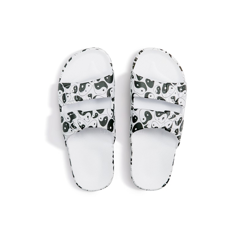 Freedom moses white slides best sale