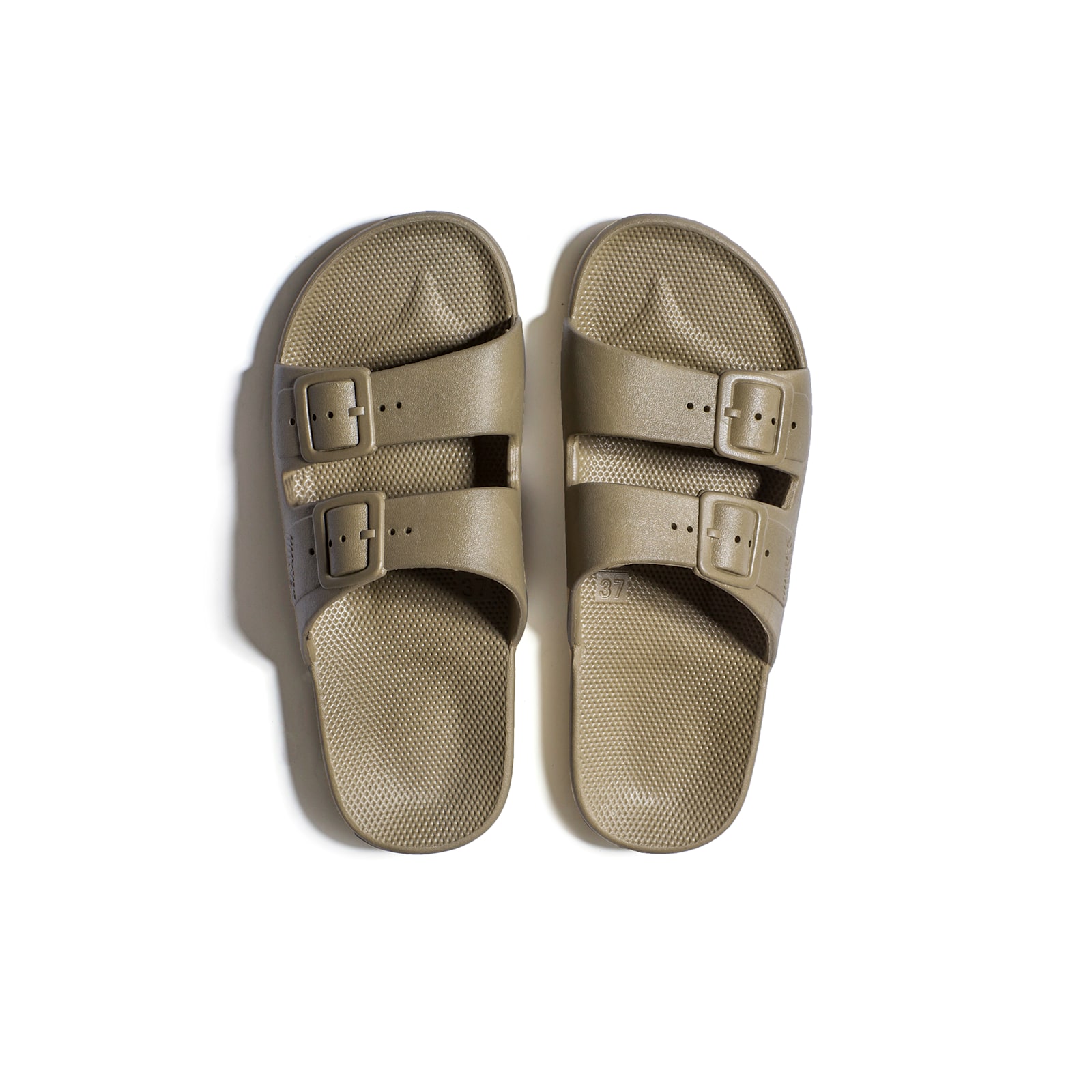 Buy shoes online KHAKI Slides Shop at Freedom Moses