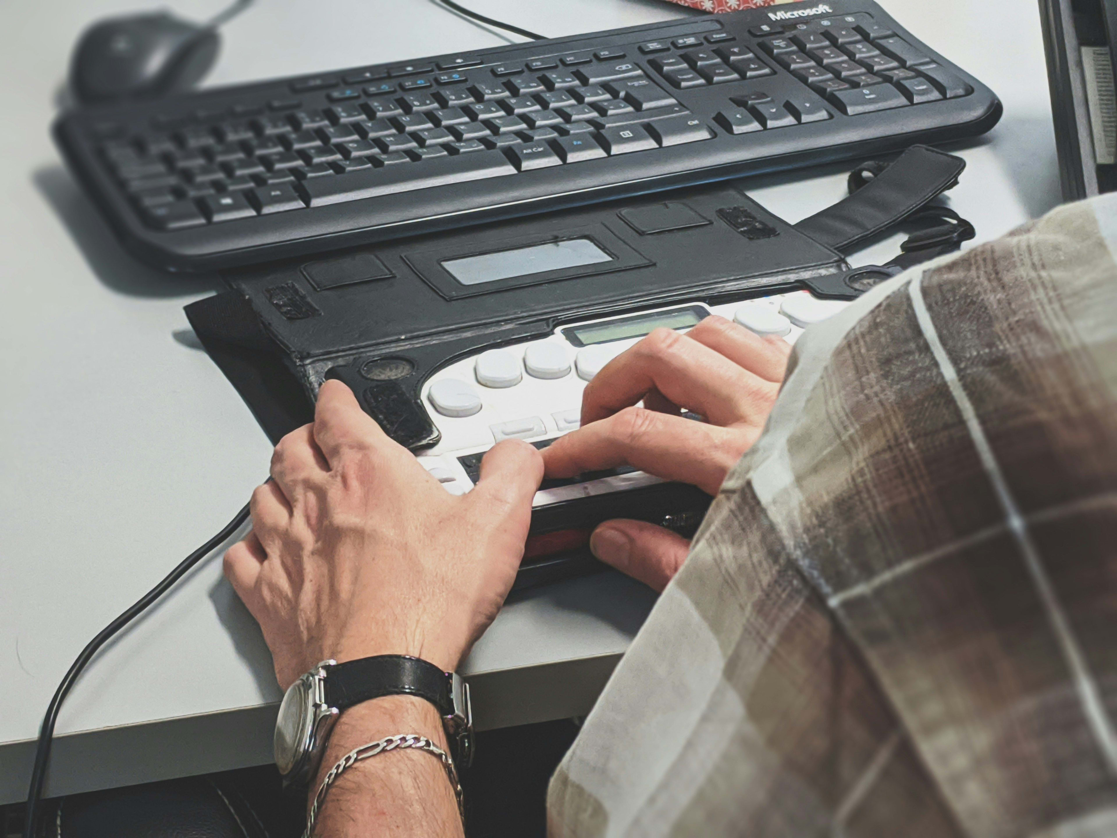 Image of accessibility computer equipment