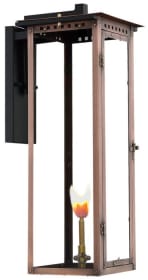 Alantowne Wall Mount Copper Lantern by Primo gas Antique Copper Finish