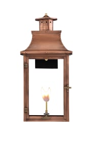 Royal Wall Mount Gas Copper Lantern by Primo